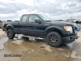 2009 Ford F-150 STX with VIN 1FTRX12W89FA12434, listed as a Copart auction lot 89214205 with 186,144 mi miles and Salvage Title. Bid and sale history available at carsss.com. Image 4.