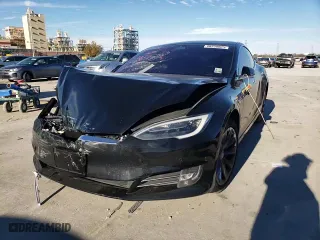 2017 Tesla Model S 100D with VIN 5YJSA1E24HF232152, listed as a Copart auction lot 88358005 with 0 mi miles and Salvage Title. Bid and sale history available at carsss.com. Image 11.