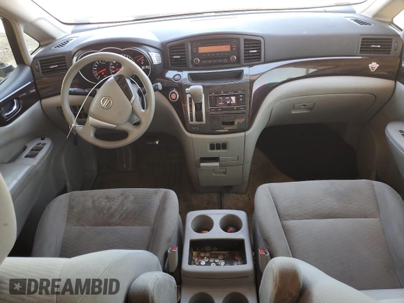 2014 Nissan Quest S with VIN JN8AE2KP5E9100520, listed as a Copart auction lot 57715345 with 281,292 mi miles and Salvage title. Bid and sale history available at DreamBid. Image 8.