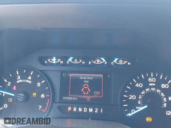 2015 Ford F-150 XL with VIN 1FTEX1CF6FKD62466, listed as a IAAI auction lot 42226655 with 101,020 mi miles and . Bid and sale history available at DreamBid. Image 7.