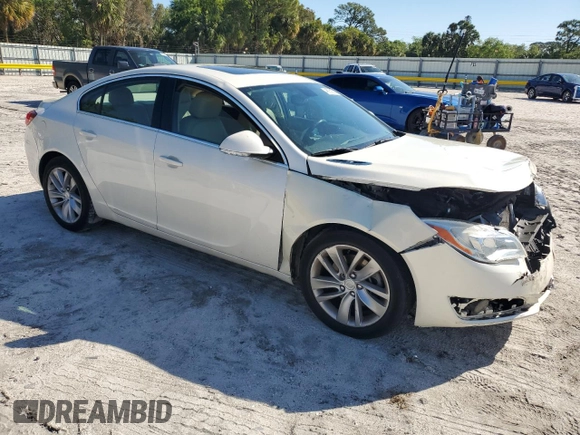 2015 Buick Regal with VIN 2G4GK5EX4F9139151, listed as a Copart auction lot 48930525 with 190,598 mi miles and Salvage Title. Bid and sale history available at carsss.com. Image 4.
