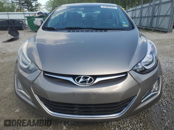 2014 Hyundai Elantra SE with VIN 5NPDH4AE3EH544370, listed as a Copart auction lot 51909635 with 76,681 mi miles and Salvage Title. Bid and sale history available at DreamBid. Image 5.