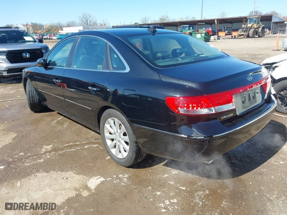 2009 Hyundai Azera GLS with VIN KMHFC46D39A351345, listed as a IAAI auction lot 41974507 with 138,174 mi miles. Bid and sale history available at carsss.com. Image 3.