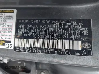 2005 Toyota Corolla CE with VIN 2T1BR32EX5C502293, listed as a IAAI auction lot 41969972 with 180,981 mi miles and . Bid and sale history available at DreamBid. Image 9.
