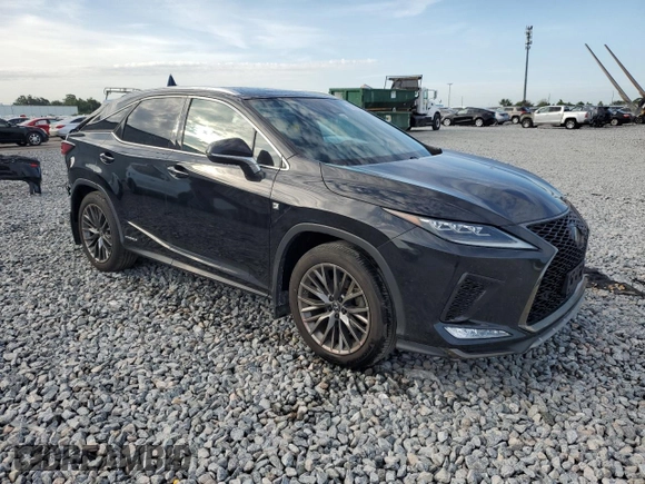 2020 Lexus RX 450h F Sport Performance z VIN 2T2YGMDA2LC048484, wystawiony jako Copart lot #62690575 z przebiegiem 108 783 mil mil oraz Nie do naprawy • Non repairable. Historia ofert i sprzedaży dostępna na DreamBid. Obrazek 4.