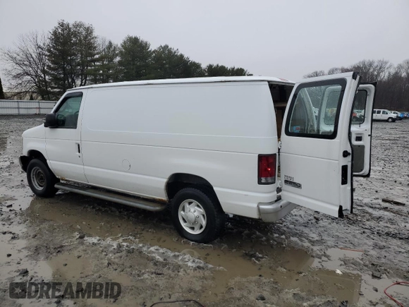 2009 Ford Econoline Cargo with VIN 1FTNE24W19DA36240, listed as a Copart auction lot 43552335 with 150,095 mi miles and Salvage Title. Bid and sale history available at DreamBid. Image 2.