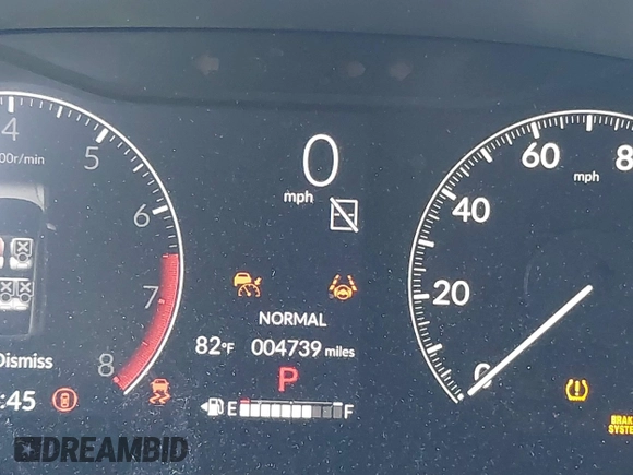 2024 Honda CR-V EX-L with VIN 2HKRS3H77RH335731, listed as a IAAI auction lot 41522059 with 4,739 mi miles and . Bid and sale history available at DreamBid. Image 15.