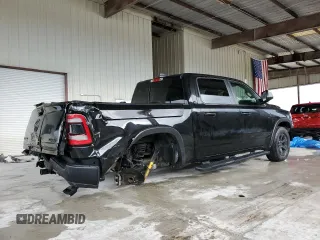 2020 Ram 1500 Rebel with VIN 1C6SRFLT8LN174114, listed as a Copart auction lot 59323525 with 102,701 mi miles and Non repairable. Bid and sale history available at DreamBid. Image 3.