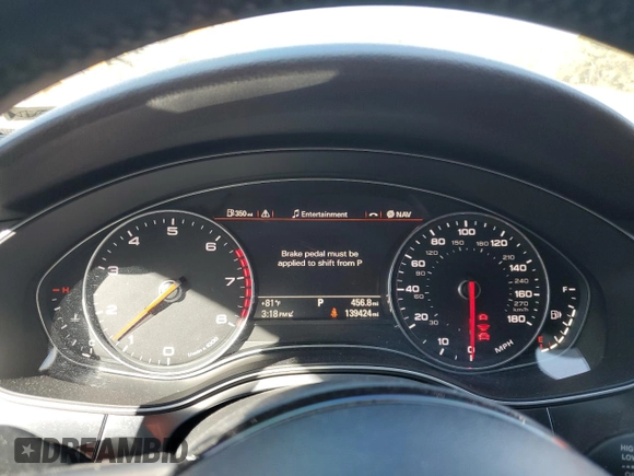 2015 Audi A7 3.0 Prestige with VIN WAU2GAFCXFN008076, listed as a Copart auction lot 72404633 with 139,424 mi miles. Bid and sale history available at carsss.com. Image 9.