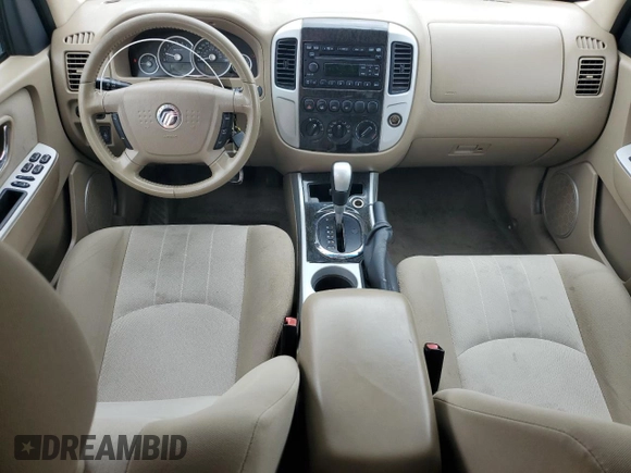 2005 Mercury Mariner Luxury z VIN 4M2YU56155DJ08841, wystawiony jako Copart lot #59441505 z przebiegiem 186 217 mil mil oraz Czysty tytuł • Clean title. Historia ofert i sprzedaży dostępna na DreamBid. Obrazek 8.