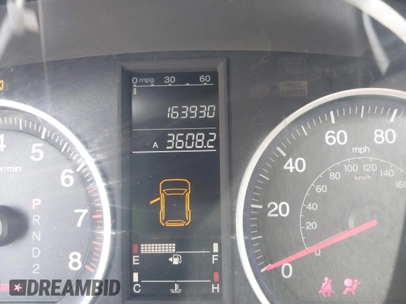2007 Honda CR-V LX with VIN JHLRE38317C027258, listed as a IAAI auction lot 41766747 with 163,930 mi miles. Bid and sale history available at carsss.com. Image 16.