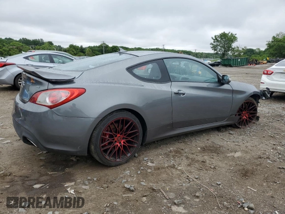 2010 Hyundai Genesis Coupe Grand Touring with VIN KMHHU6KH6AU016058, listed as a Copart auction lot 60167115 with 235,971 mi miles and Clean title. Bid and sale history available at DreamBid. Image 3.