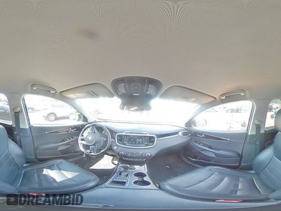 2017 Kia Sorento EX with VIN 5XYPHDA55HG201570, listed as a Copart auction lot 57595985 with 129,698 mi miles and Salvage title. Bid and sale history available at DreamBid. Image 16.