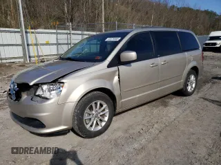 2014 Dodge Grand Caravan SXT with VIN 2C4RDGCG3ER347350, listed as a Copart auction lot 50575985 with 111,078 mi miles and Salvage Title. Bid and sale history available at DreamBid. Image 1.