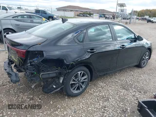 2023 Kia Forte LXS with VIN 3KPF24AD3PE549805, listed as a IAAI auction lot 40584731 with 15,379 mi miles. Bid and sale history available at carsss.com. Image 4.