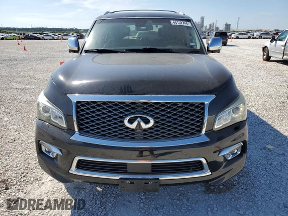 2016 Infiniti QX80 with VIN JN8AZ2NF7G9612712, listed as a Copart auction lot 68152744 with 126,202 mi miles and Clean Title. Bid and sale history available at carsss.com. Image 5.