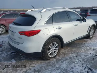 2015 Infiniti QX70 with VIN JN8CS1MW4FM481257, listed as a IAAI auction lot 41390187 with 127,892 mi miles and . Bid and sale history available at DreamBid. Image 4.