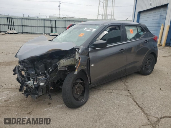 2020 Nissan Kicks S with VIN 3N1CP5BV1LL536772, listed as a Copart auction lot 53981985 with 0 mi miles and Clean Title. Bid and sale history available at carsss.com. Image 1.