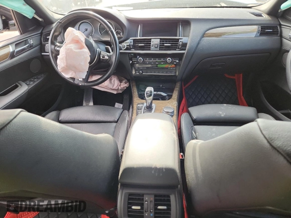 2017 BMW X4 M40i with VIN 5UXXW7C36H0U26510, listed as a Copart auction lot 62700515 with Not provided miles and Salvage title. Bid and sale history available at DreamBid. Image 8.