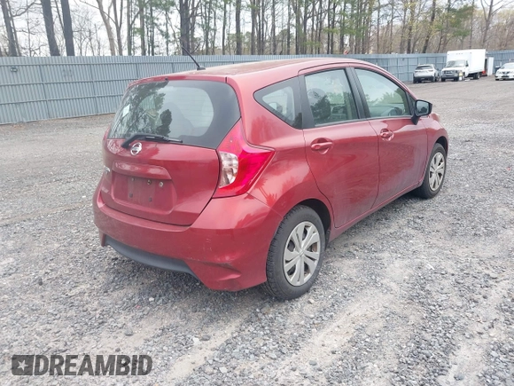 2017 Nissan Versa Note SR with VIN 3N1CE2CP8HL370598, listed as a IAAI auction lot 41982747 with 90,831 mi miles. Bid and sale history available at carsss.com. Image 4.