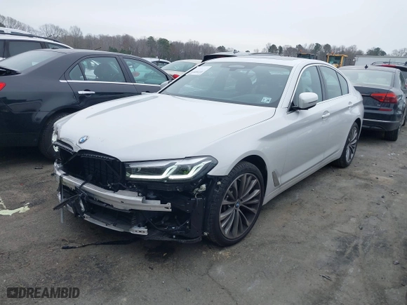 2023 BMW 5 Series 530i xDrive with VIN WBA13BJ06PWY21307, listed as a IAAI auction lot 41244931 with 12,391 mi miles. Bid and sale history available at carsss.com. Image 17.
