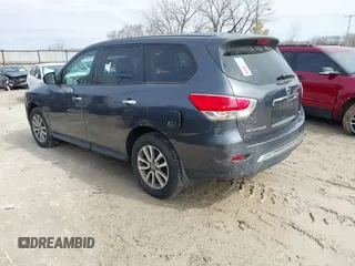 2014 Nissan Pathfinder S z VIN 5N1AR2MM0EC697321, wystawiony jako IAAI lot #41753392 z przebiegiem 170 118 mil mil oraz . Historia ofert i sprzedaży dostępna na DreamBid. Obrazek 3.