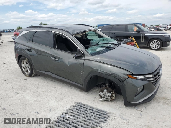 2022 Hyundai Tucson SEL with VIN KM8JB3AE1NU021123, listed as a Copart auction lot 50325495 with 49,371 mi miles and Non Repairable. Bid and sale history available at carsss.com. Image 4.