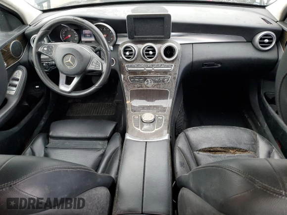 2017 Mercedes-Benz C 300 with VIN 55SWF4JB1HU233784, listed as a Copart auction lot 62966235 with 110,834 mi miles and Clean title. Bid and sale history available at DreamBid. Image 8.