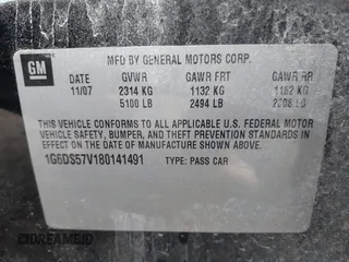2008 Cadillac CTS AWD w/1SB with VIN 1G6DS57V180141491, listed as a IAAI auction lot 41680571 with 224,653 mi miles. Bid and sale history available at carsss.com. Image 9.