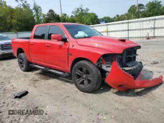 2015 Ram 1500 Sport with VIN 1C6RR7MT7FS653133, listed as a Copart auction lot 58703315 with 149,733 mi miles and Salvage title. Bid and sale history available at DreamBid. Image 4.