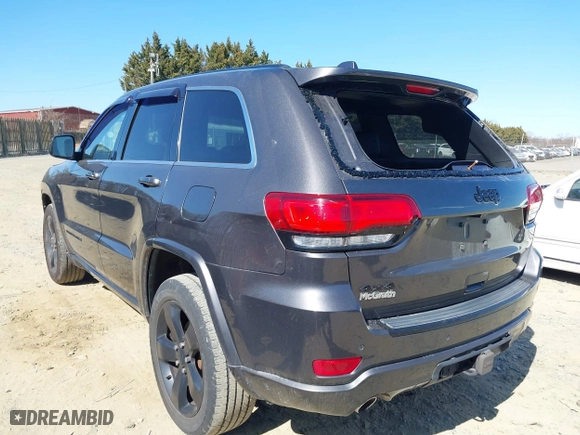 2015 Jeep Grand Cherokee Altitude with VIN 1C4RJFAG4FC115470, listed as a IAAI auction lot 41718092 with 95,082 mi miles. Bid and sale history available at carsss.com. Image 3.