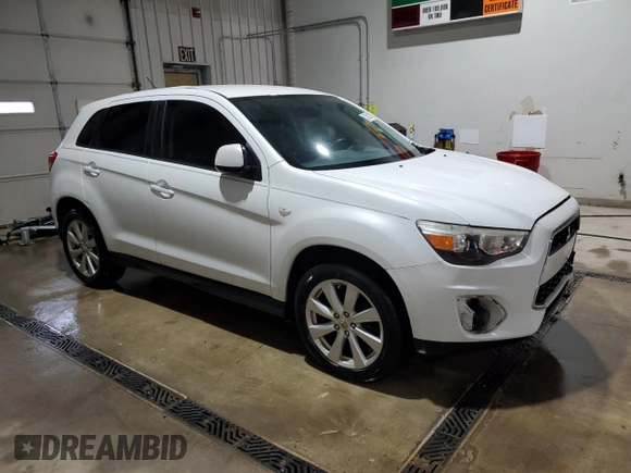 2014 Mitsubishi Outlander Sport ES with VIN 4A4AR3AU3EE003667, listed as a Copart auction lot 52580215 with 198,038 mi miles and Salvage Title. Bid and sale history available at carsss.com. Image 4.