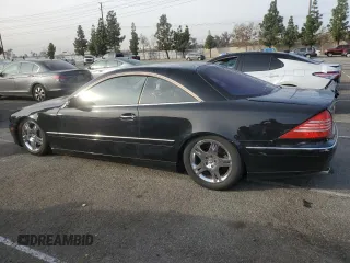 2003 Mercedes-Benz CL 5.0L with VIN WDBPJ75J03A037245, listed as a Copart auction lot 87336204 with 152,357 mi miles and Salvage Title. Bid and sale history available at carsss.com. Image 2.