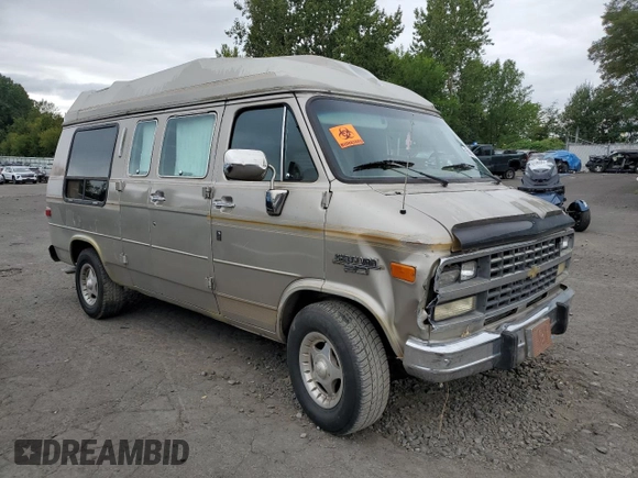 1992 Chevrolet Chevy Van с VIN 1GBEG25K2N7130047, выставлен на аукционе Copart как лот 68682724 с пробегом 143 585 миль миль и Списание • Salvage title. История ставок и продаж доступна на DreamBid. Изображение 4.