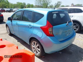 2014 Nissan Note S Plus with VIN 3N1CE2CP5EL404928, listed as a IAAI auction lot 42100373 with 96,763 mi miles and . Bid and sale history available at DreamBid. Image 3.