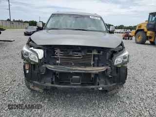 2016 Infiniti QX80 z VIN JN8AZ2NE3G9121495, wystawiony jako Copart lot #55489125 z przebiegiem 114 032 mil mil oraz Szkoda całkowita • Salvage title. Historia ofert i sprzedaży dostępna na DreamBid. Obrazek 5.
