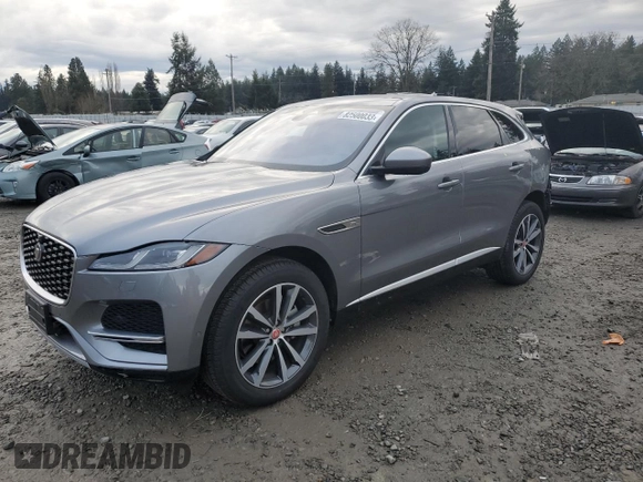 2021 Jaguar F-Pace with VIN SADCK2EX3MA687634, listed as a Copart auction lot 82500033 with 11,063 mi miles and . Bid and sale history available at DreamBid. Image 1.