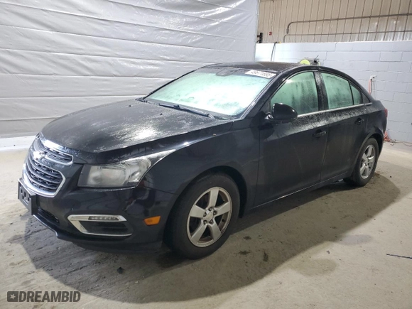 2015 Chevrolet Cruze LT with VIN 1G1PC5SB6F7190042, listed as a Copart auction lot 49671695 with 88,215 mi miles and Salvage Title. Bid and sale history available at carsss.com. Image 1.