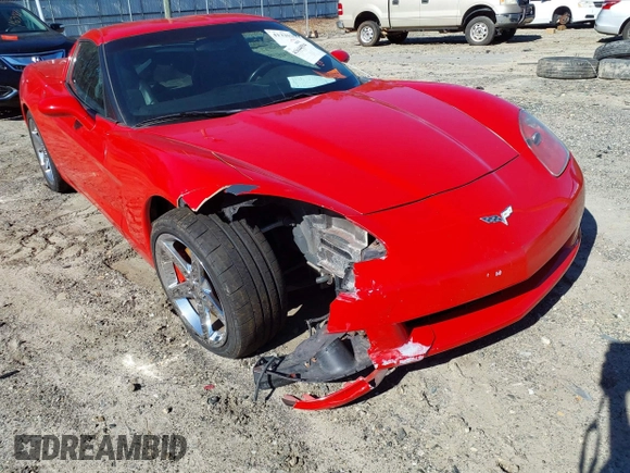 2008 Chevrolet Corvette with VIN 1G1YY25WX85124417, listed as a IAAI auction lot 41644594 with 53,067 mi miles. Bid and sale history available at carsss.com. Image 6.