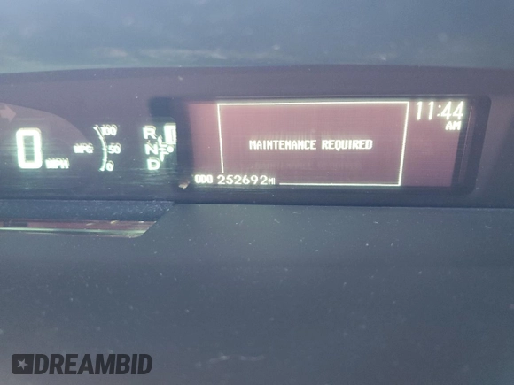 2012 Toyota Prius One with VIN JTDKN3DU7C5429684, listed as a Copart auction lot 53813745 with 252,692 mi miles and Salvage Title. Bid and sale history available at carsss.com. Image 9.
