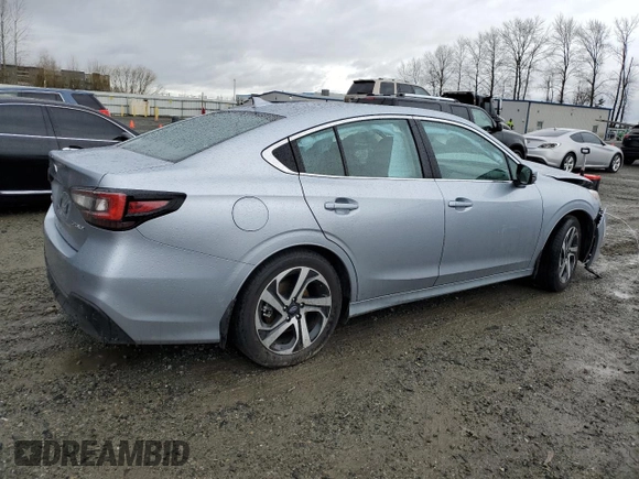 2020 Subaru Legacy Limited with VIN 4S3BWAN68L3013625, listed as a Copart auction lot 49170775 with 12,912 mi miles and Salvage Title. Bid and sale history available at DreamBid. Image 3.