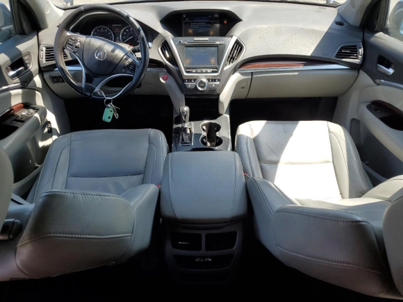 2014 Acura MDX Technology with VIN 5FRYD3H46EB005081, listed as a Copart auction lot 57799425 with 208,568 mi miles and Salvage title. Bid and sale history available at DreamBid. Image 8.