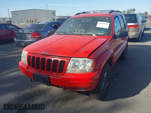 2000 Jeep Grand Cherokee Limited with VIN 1J4GW58N5YC186410, listed as a IAAI auction lot 42504152 with 140,982 mi miles and . Bid and sale history available at DreamBid. Image 6.