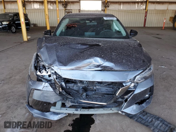 2021 Nissan Sentra SR with VIN 3N1AB8DV5MY308945, listed as a Copart auction lot 46345205 with 33,674 mi miles and Salvage Title. Bid and sale history available at DreamBid. Image 5.
