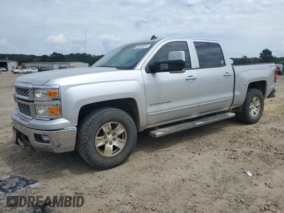 2015 Chevrolet Silverado 1500 LT with VIN 3GCUKREH9FG313504, listed as a Copart auction lot 59448974 with 172,221 mi miles and Salvage Title. Bid and sale history available at DreamBid. Image 1.