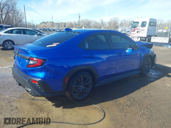 2022 Subaru WRX Premium with VIN JF1VBAF62N9029543, listed as a IAAI auction lot 41642982 with 15,597 mi miles and . Bid and sale history available at DreamBid. Image 4.