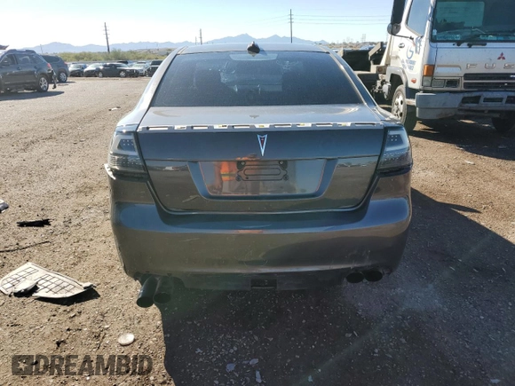 2008 Pontiac G8 GT with VIN 6G2EC57Y09L234387, listed as a Copart auction lot 78468844 with 126,232 mi miles and Salvage Title. Bid and sale history available at carsss.com. Image 6.