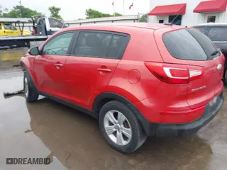 2013 Kia Sportage LX with VIN KNDPB3A27D7442359, listed as a IAAI auction lot 41906698 with 148161 miles. Bid and sale history available at carsss.com. Image 3.