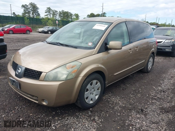 2004 Nissan Quest SE z VIN 5N1BV28U84N306185, wystawiony jako IAAI lot #42200666 z przebiegiem 105 000 mil mil oraz . Historia ofert i sprzedaży dostępna na DreamBid. Obrazek 2.