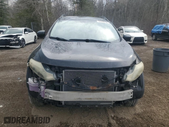 2009 Nissan Murano SL with VIN JN8AZ18W99W200589, listed as a Copart auction lot 54406135 with 256,755 mi miles and Salvage Title. Bid and sale history available at DreamBid. Image 5.
